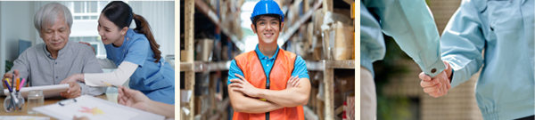 「特定技能1号」での受入れ分野について